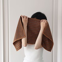Produits tendance, serviettes pour le visage, 100% coton, absorbantes, rayées, serviettes propres pour le visage, serviettes de sport de haute qualité, 450 GSM