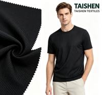T-shirts Polo Homme en Tissu Viscose Haute Densité 46 Aiguilles, Légers, Anti-Transpiration, Infroissables, Teints Unis pour l'Extérieur