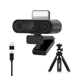 Webcam Seeup Mini2 HD avec microphone et anneau lumineux, sans pilote, idéale pour le bureau personnel - Product Image 1