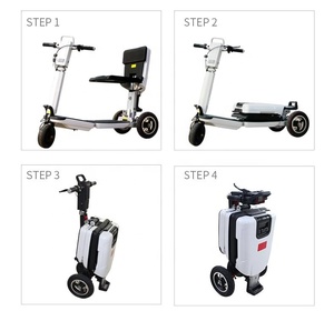 EU ZiYuan SL-A1712 Guangdong Foldable Three-Wheel Scooter for Adults 30-45km Range 25KM/H Speed LED Lights Unisex - Product Image 6