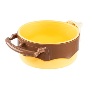Parrot Feeding Bowl PP Material Tiger Skin Design Hanging <strong>Bird</strong> Feeder with Cup Holder for <strong>Cage</strong> Use - Product Image 5