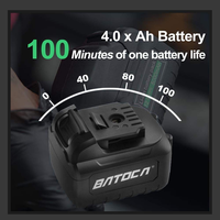 Polisseuse de voiture sans fil BATOCA 5A Pro 12V avec moteur sans balais, batterie 21V 2.0Ah, longue autonomie, double polisseuse mobile pour detailing