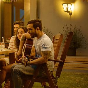 Lampada LED E27 4.9W Gialla 230V, Ideale per Illuminazione Calda Interna ed Esterna, Efficienza Energetica e Lunga Durata - Product Image 2