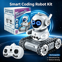 Robot intelligent à commande à distance 2,4G, détection gestuelle, suivi, robot RC avec microphone, interphone, jouet éducatif interactif