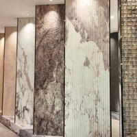 Baldosa de Piedra Flexible y Ecológica, Resistente al Fuego y al Calor, Superficie Sólida Moderna para Interiores y Exteriores de Hoteles, Piedra Artificial