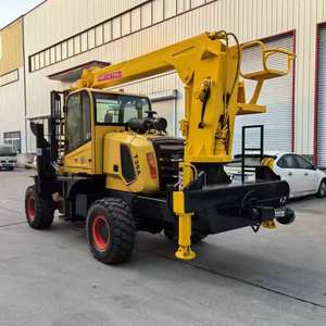 Rough Bumpy Rugged Outdoor Wild <span class=keywords><strong>Sandy</strong></span> Land Carretilla elevadora Grúa Planta de ingeniería integrada para manejo de sitios - Product Image 6