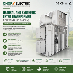 Transformador de Éster Natural y Sintético de 35kV 66kV para Parques Eólicos, Biodegradable, Ecológico, Bajo Riesgo de Incendio, CE CESI UL DNV GL - Product Image 2