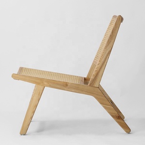 Fauteuil de détente KVJ-8243 Pierre <span class=keywords><strong>Jeanneret</strong></span> en hêtre, frêne et rotin, style nordique moderne pour hôtel - Product Image 5