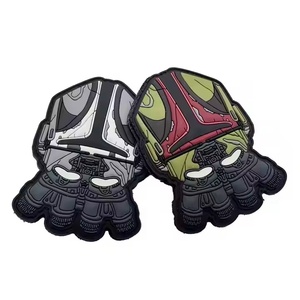 Exclusive Made To Order Facility Custom Sculpted 2D Soft Rubber Polyvinyl Chloride Hook And Loop pvc patch - Product Image 2