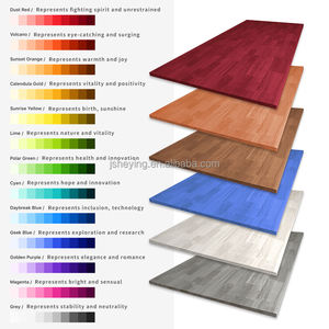 공장 가격 1200*2400mm/4 * 8FT 사용자 정의 색상 크기 소나무/고무 나무 손가락 조인트 보드 - Product Image 5