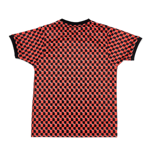 Uniforme de Fútbol Casual a Cuadros Personalizado, Sublimado, Transpirable, de Secado Rápido, Manga Corta, 100% Poliéster, Camiseta Unisex de Verano - Product Image 4