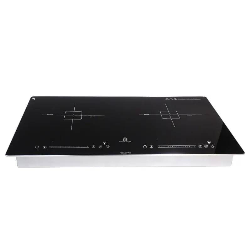 Schott Ceran Siemens IGBT Intragated Induction Cooktops electric Hob 2 Hole Induction Stove