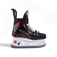 Patins à glace professionnels SOYUZ POROS, fabricant chinois, coque rigide, support de cheville en carbone, pour l'entraînement