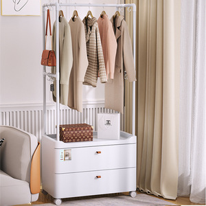 Clothing Organizer Clothes Rack Standing Type Rectangular Multi Functional Storage Cabinet For Home Bedroom - Product Image 4