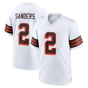 Maillot de football américain <span class=keywords><strong>pas</strong></span> <span class=keywords><strong>cher</strong></span> Cleveland Browns Shedeur Sanders 10 Quinshon Judkins 49 Schwesinger - Product Image 4