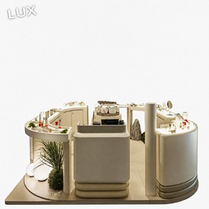 Meubles sur mesure pour boutique de soins de la peau, design d'intérieur de boutique de parfums en bois, vitrine de présentation de cosmétiques pour magasin de maquillage, armoire de présentation - Product Image 3