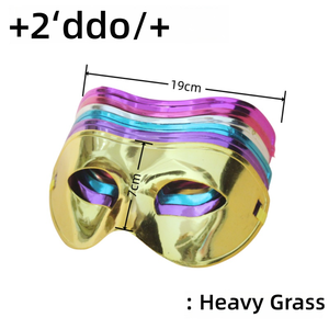 Grossistes en ligne Masques de fête de mariage de carnaval d'Halloween de style vénitien pour hommes et femmes Masque de bal de Noël Costume de mascarade - Product Image 5