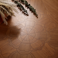 Carreaux de sol en céramique imitation bois vintage français - Design Versailles 800x800mm 10mm d'épaisseur - Carreaux antidérapants et résistants à l'usure