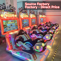 Machine de jeu de course automobile Phantom Fighter en métal, à monnayeur, version anglaise, pour 2 joueurs, équipement de divertissement pour centres de jeux et lieux commerciaux