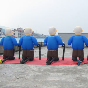 Modello umano gonfiabile del fumetto dell'uomo gonfiabile del fumetto della <span class=keywords><strong>donna</strong></span> gonfiabile per l'esposizione e la pubblicità - Product Image 4