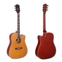 China 41 Inch Acoustic Guitar Travel Guitar Professional Acoustic Guitar for Children Sale Beginners