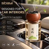 Diffuseur d'arômes pour voiture, parfum naturel non toxique, longue durée, pour l'intérieur de la voiture, porte-gobelet de voiture