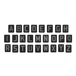 Terlaris PVC <span class=keywords><strong>Hook</strong></span> <span class=keywords><strong>and</strong></span> <span class=keywords><strong>Loop</strong></span> patch dengan huruf Inggris & angka Arab untuk pakaian ransel alas kaki aksesoris - Product Image 2