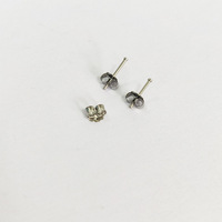 ZorynG23 Anting Pin Telinga dari Paduan Titanium Ramah Lingkungan Hipoalergenik Helix Studs Aksesoris Perhiasan DIY Warna Rose Gold Emas Cerah