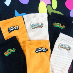 Tùy Chỉnh <span class=keywords><strong>OEM</strong></span> In Dệt Kim Biểu Tượng Tùy Chỉnh Thể Thao Thăng Hoa <span class=keywords><strong>Socks</strong></span> Bao Bì Cô Gái Crew <span class=keywords><strong>Socks</strong></span> Golf Sock - Product Image 3