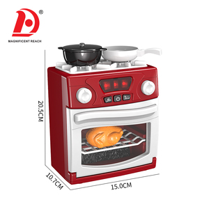 HUADA <span class=keywords><strong>Forno</strong></span> Elettrico <span class=keywords><strong>Giocattolo</strong></span> con Luci e Musica, Gioco di Ruolo per Bambini, Elettrodomestico da Cucina, Set Giocattoli per Casa delle Bambole - Product Image 5