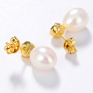 <span class=keywords><strong>Orecchini</strong></span> di gioielleria personalizzati con perle d'argento S925 popolari per le donne - Product Image 3