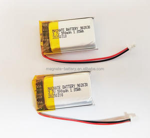 Batterie au lithium-ion personnalisée 3,7 V 500 mAh, poche, 902030, polymère au lithium pour montre intelligente, GPS, MP4, écouteurs Bluetooth, haut-parleur - Product Image 2