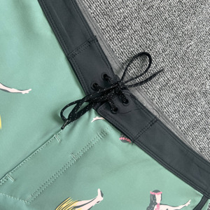 Shorts de Baño para Hombre de Secado Rápido, con Estampado de Personajes Verdes, Cordón Ajustable, Pantalones Cortos Casuales de Playa con Franja Lateral - Product Image 5