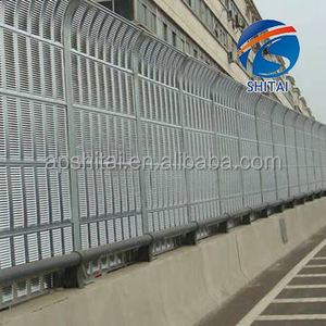 Barrière acoustique sur mesure, <span class=keywords><strong>anti</strong></span>-corrosion, barrières acoustiques personnalisées, 1960*500*40mm, clôture insonorisée pour bâtiment - Product Image 1