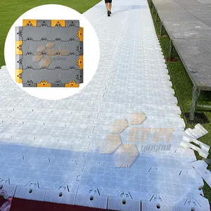 N-01 lantai pelindung rumput portabel plastik model baru tenda Panel pelindung rumput lantai untuk pesta konser lantai pernikahan