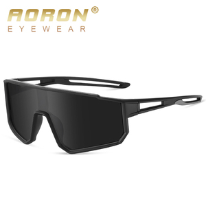 Aronon แว่นตากันแดด UV400กีฬาโฟโตโครมิคสำหรับเด็กแว่นตาจักรยานโพลาไรซ์สีฟ้าแดงชิ้นเดียว1011สำหรับเด็กทันสมัย - Product Image 4