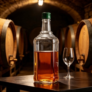 Botella de Licor de Lujo de 50 ml con Forma de Pez, de Plástico y Vidrio <span class=keywords><strong>Morado</strong></span>, para <span class=keywords><strong>Vodka</strong></span>, Whisky, Brandy, Ginebra, Ron, Tequila, con Tapa de Rosca - Product Image 1