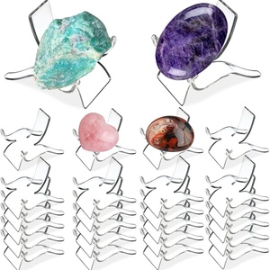 Wholesale High Quality Clear Unique Acrylic Modern Display Easel <b>Stands</b> with 6 Shelves for & Easy Assembly for Gemstone - Product Image 5