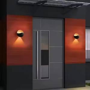 Éclairage mural LED en forme de coquille pour l'extérieur Éclairage de porte extérieure de jardin Étanche IP65 Lampes murales en aluminium - Product Image 2