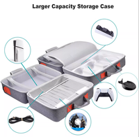 Portable PS5 Slim EVA Zipper Étui de transport Sacs et étuis de genre étanches
