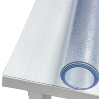 Nappe de table en PVC transparent souple, imperméable et écologique, conforme aux normes européennes, en rouleau