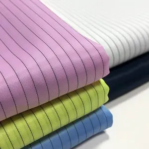 Factory Wholesale 125gr/m2 65% Polyester 35% Cotton Anti Static Esd Filter Fabric