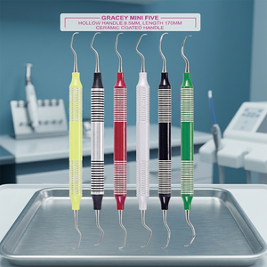 Curetas Dentales Profesionales de Acero Inoxidable Médico, Aprobadas por CE, Reutilizables, Manuales, Dogmatic International Filling A+ - Product Image 2