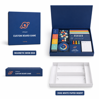 Jeu de société d'exploration scientifique en carton personnalisé, durable, écologique et recyclable, avec impression sur mesure et boîte magnétique pour la salle de classe