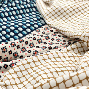 Tela de rayón para vestidos, tejido colorido y suave con diseño de flor somalí, personalizado, Tailandia, moda actual, 100 - Product Image 3