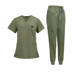 Tela médica personalizada 42122 para trajes de hombre, <span class=keywords><strong>ropa</strong></span> de trabajo, tela de tela, <span class=keywords><strong>ropa</strong></span> médica verde azulado - Product Image 1