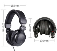 Casque filaire professionnel et casque mobile pour studio audio-vidéo, écouteurs de monitoring et d'enregistrement