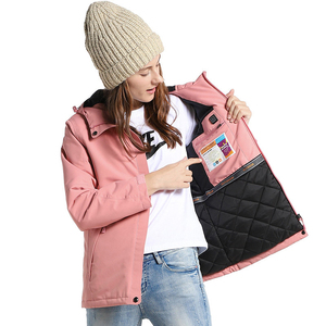 Giacca Riscaldata Elettrica Invernale da Donna, Rosa, con Imbottitura in Piumino, USB, Taglie S-2XL - Product Image 1