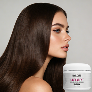 Livraison rapide, masque capillaire réparateur en profondeur 100% naturel, soin adoucissant au collagène, masque capillaire hydratant - Product Image 1