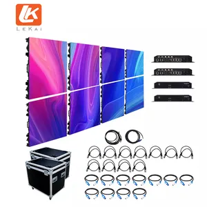 Full Color HD Advertising Ultra Thin Glass Led Wall Panel Event LED Screen Clear Led Display Screen